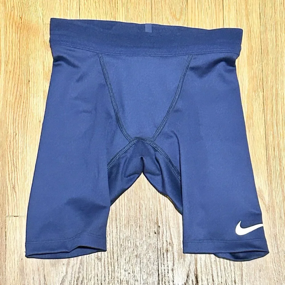 Nike Pro Elite Men’s Size S Made In USA Blue White Running Half Tights